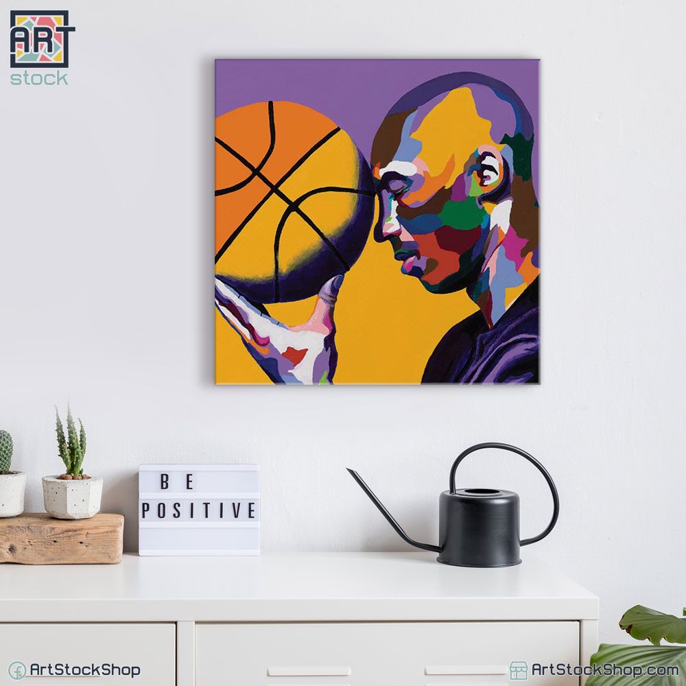 تابلوه مودرن لمحبى كره السلة تابلوه مودرن لمحبى كره السلة