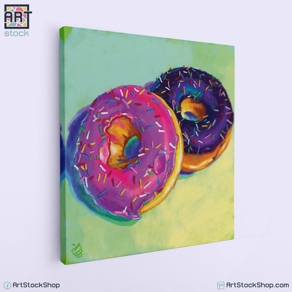 لوحات مودرن لحائط المطبخ - دونتس