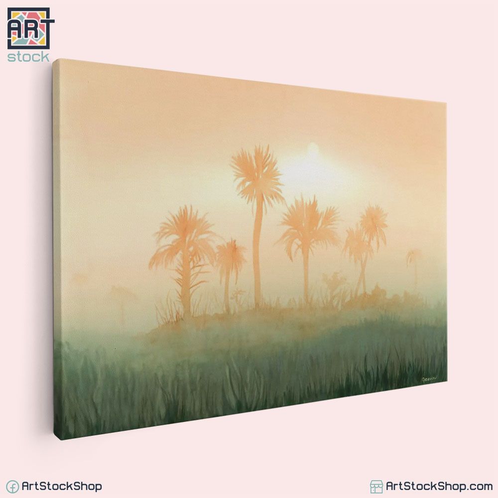 تابلوه مودرن منظر الغروب بتصميم بسيط تابلوه مودرن منظر الغروب بتصميم بسيط