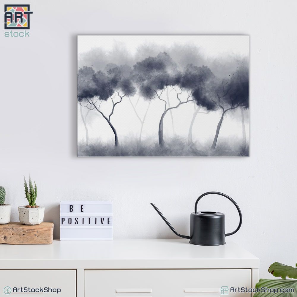 تابلوه مودرن غابات تصميم بسيط